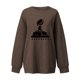 thumbnail image 2 of Gibobby Sudadera oversize mujer Sudaderas Camisa de Cuello Redondo Sólido de Manga Larga para Mujer atlético(Marrón,XG), 2 of 3