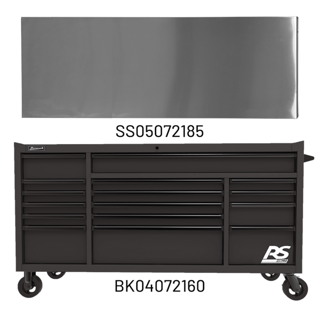 Kennedy 444-46003BL 11-Drawer Benchmark Roller Cabinet Classic