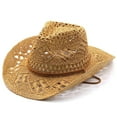 thumbnail image 4 of Cool and Comfortable Straw Hat Fashionable Unisex Hat Stylish Straw Sun Hat, 4 of 7