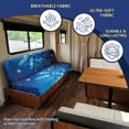 thumbnail image 5 of HUISEFOR Blue Butterfly RV Couch Covers for Sofa Bed Non-Slip Stretch RV Jackknife Sofa Covers, Backrest & Seat Covers, Scratch-Proof, Easy To Intsall, Pet & Kid Friendly, 5 of 7