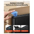 Police Car Rifle Lock Handgun Safe with Fingerprint Lock, Quick Access Pistol Safe - 1 Gun ...