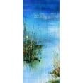 thumbnail image 2 of Ewan, Marie 17x32 White Modern Wood Framed Museum Art Print Titled - Translucent Blue 1, 2 of 4