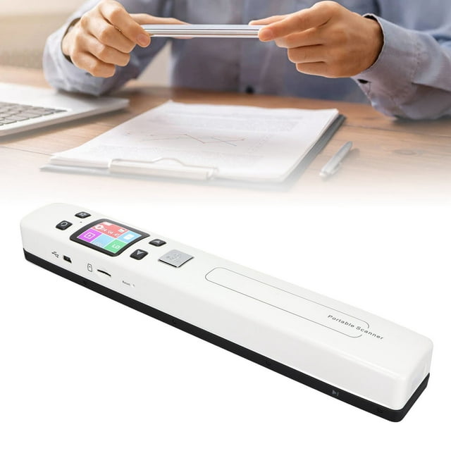 Document Scanner Receipt Scanner Book Scanner Handheld Scanner,Portable Scanner Jpeg Pdf A4 Size 300 600 1050dpi Monochromatic Color Mode Document Scanner For Photo Script Document