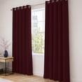 thumbnail image 1 of Cortinas Blackout 275cm Ancho X 215cm De Largo En 2 Paneles, 100% Microfibra Poliéster VINO, 1 of 1