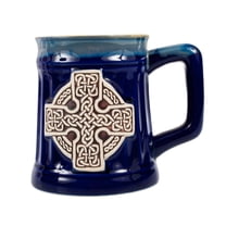 STONEWARE MUG - CELTIC ( BLUE)