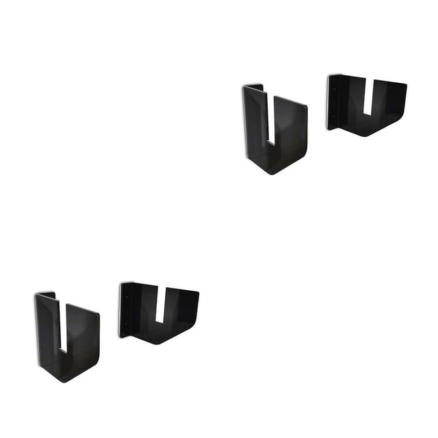 Toystoory 1 par de suspensión de acrílico para monopatín, decoración de pared de estilo Simple para exhibición Negro 2Conjunto