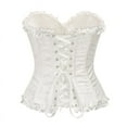 Teal Corset White Corset Corset Tops For Women, Bustier Shapewear