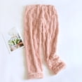 thumbnail image 2 of THDHVS Maternity Pants,Maternity Pants for Women,Maternity Loungewear Pants High Waistband and Adjustable Belly Support Flannel Plush Fabric and Plus Size Loose Fits Ensure Maximum Relaxation, 2 of 8