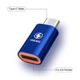 thumbnail image 2 of Naierhg Data Transmission Adapter Type-c Adapter Fast Charging Otg Connector Plug-play Compact Size Portable Data Transfer Universal Phone Converter Blue, 2 of 8