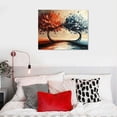 thumbnail image 5 of Vivid Separation Separation Vivid Separation Separation Seasons Trees Canvas Print - Autumn & Winter Abstract Art, Falling Leaves, 16x20 inch, Unframed, 5 of 6