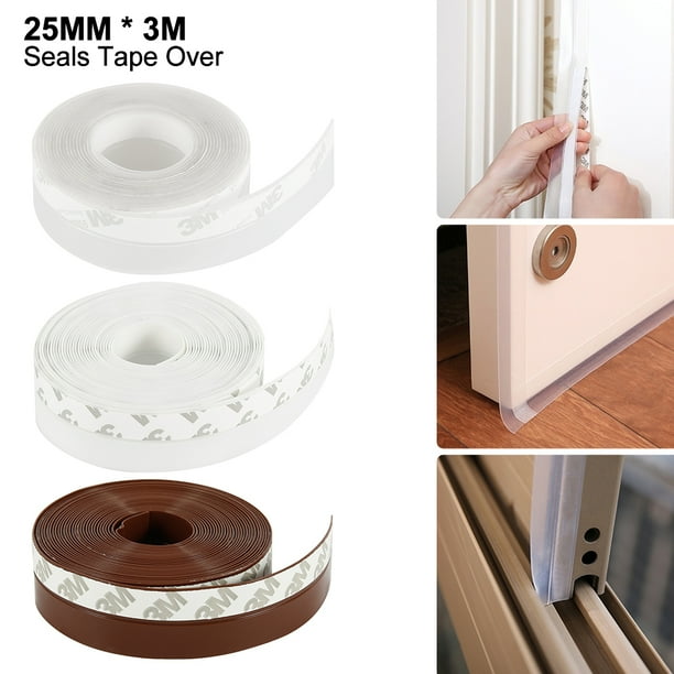 3M Silicone Draught Excluder Weather Seal Strip Insulation Door Window