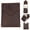 Dark Brown, variant on Leather Cash Wallet for Men - Slim Card Holder - Handmade Minimalist Front Pocket Wallet- Flap Wallet - Full Grain Leather