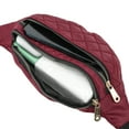 thumbnail image 5 of Unique Bargains 1 Pc Fanny Pack Argyle Waist Bag Red, 5 of 6