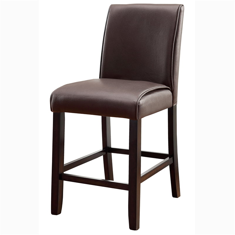 Ramsy Faux Leather Counter Stool, Colored Leather Counter Stools