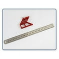 thumbnail image 3 of 45/90 Degree Right Angle Line Gauge Carpenter Center Finder Carpentry Aluminum Center Scribing Ruler, 3 of 5
