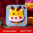 thumbnail image 6 of HomeKingdee Christmas DIY Felt Craft Kit, Santa Ornament Sewing Project, Arts and Crafts Activity Set, 6 of 6