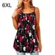 thumbnail image 1 of Verano Tops Correa Escote redondo Chaleco Sin mangas Tela estampada para mujer, Tipo 2, 6XL Speravity AP001971-18, 1 of 5