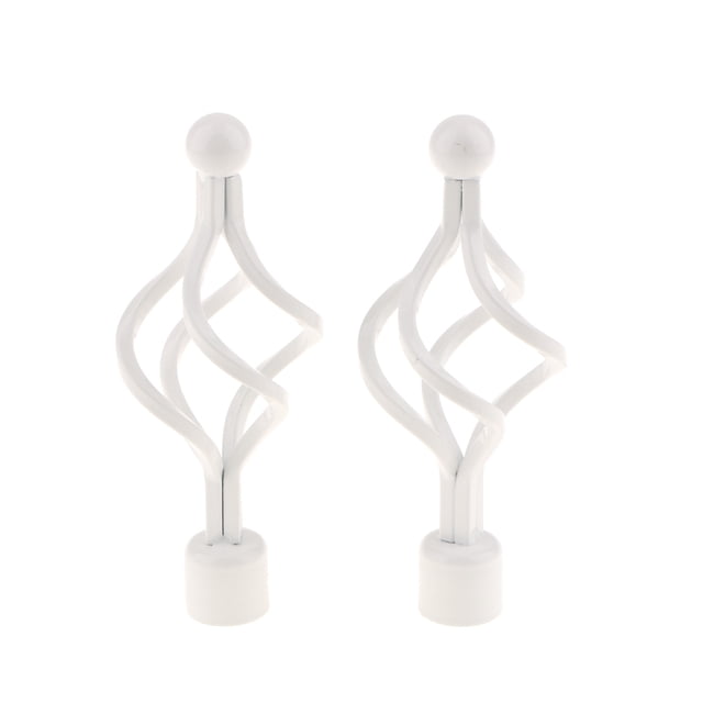 Soporte de poste Sunnimix 2 piezas 28 mm Extremos de barra de cortina de ventana