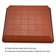 thumbnail image 3 of Uxcell 14" Plastic Square Plant Pot Saucer Flower Drip Tray, Red, 3 of 5