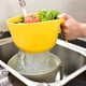 thumbnail image 4 of Aparatos de cocina, cesta multifuncional, nuevo recipiente para limpiar frutas con colador, fregadero de cocina, recogedor de alimentos, escurridor, enjuagadora de frutas, filtro para lavar verduras,, 4 of 6