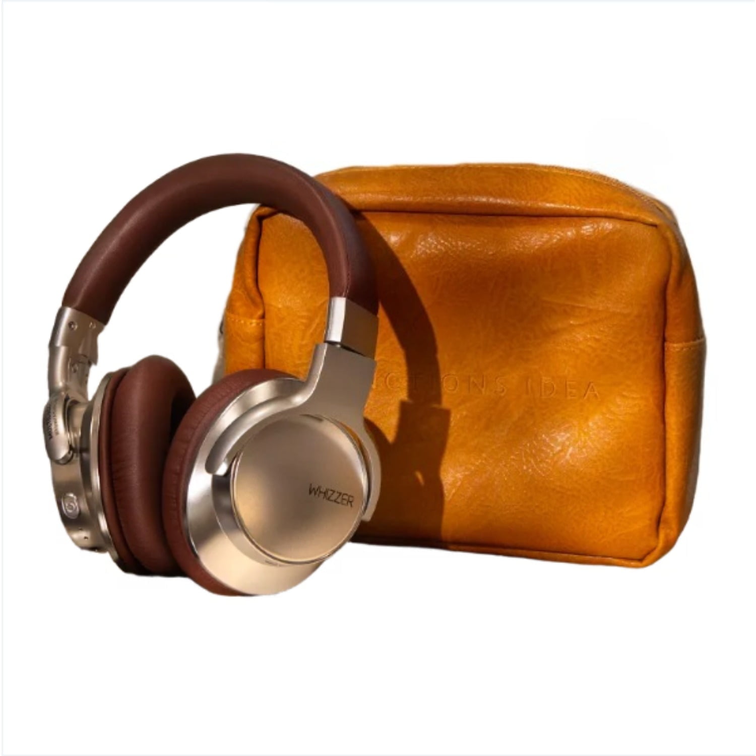 American Retro Style Headphones, Weize W1S Wireless Bluetooth ANC Over-Ear Headset for Fashion Mallard Look