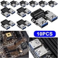 thumbnail image 1 of Kuymtek Adaptador Placa Base USB 3.0 20 Pines A Doble USB 3.0 Tipo A (A), 1 of 8