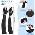 thumbnail image 3 of 2 Pairs UV Protection Gloves Non Slip Touchscreen Sun Protection Gloves Sunblock Gloves Outdoor Fishing Driving Gloves, 3 of 13