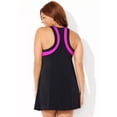 thumbnail image 2 of Swimsuits for All Women's High Neck Two Piece Racerback Swimdress, 2 of 4