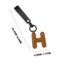 thumbnail image 3 of Kraoden New Leather English Letter Keychain Hanger Car Keychain Bag Accessories, 3 of 4