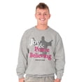 thumbnail image 5 of Joy Peace Believing Religious Sweatshirt for Men or Women Brisco Brands S, 5 of 6