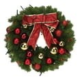 thumbnail image 3 of PAMINGONO 1Pcs Christmas Wreath Decor LED Wreath 40x40cm Circular Plastic for Home Garden Yard Porch Parties, 3 of 7