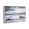 thumbnail image 3 of Stupell Industries Tidal Waves Clash Gray Framed Giclee Art design by Norm Stelfox, 16 x 24, 3 of 8