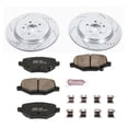 thumbnail image 2 of Power Stop K6376 Rear Z23 Carbon Fiber Brake Pads with Drilled & Slotted Brake Rotors Kit, 2 of 2
