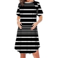 thumbnail image 1 of Robe pour Femmes Pyjamas pour Femmes Fermeture Éclair Latérale Allaitement Maternité Imprimé Manches Courtes Col Rond Robe pour Femmes Enceintes Pyjamas Décontractés Robe Décontractée pour Femmes Pantalons de Robe pour Femmes, 1 of 4