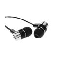 thumbnail image 1 of Portable Universal 3.5mm Braided Heavy Bass In-Ear Wired Earphone for Phone-Silver, 1 of 5