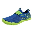 thumbnail image 2 of AUDeals Water Shoes for Women Men, Slip On Quick Dry Aqua Socks, Barefoot Beach Swim Shoes for Summer Travel (Blue, 7), 2 of 9