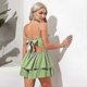 thumbnail image 3 of Women's Summer A-Line Dress with Ruffle Hem and Spaghetti Straps for Casual Flowy Style, 3 of 5