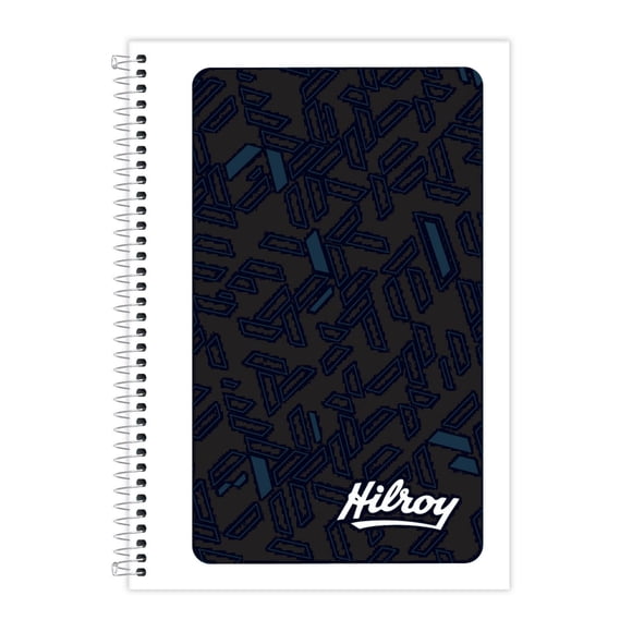 Hilroy Carnet de notes Lunix, reliure latérale, 96 pages, noir