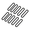 thumbnail image 4 of GUOOL 10 Piece Metal D Shaped Buckle Metal Loop Keeper for Leather Belt Replacement -, 4 of 5