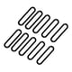 thumbnail image 4 of Hebilla del conector de la hebilla del rectángulo 10pcs para el collar del de la correa del cinturón DIY, 4 of 5
