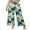 D, variant on Women Casual Floral Wide Leg Pants With Pockets Lady High Waist Adjustable Flowy Tie Knot Loose Trousers Business Work Casual Long Pants