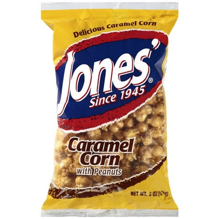 Jones' Caramel Corn With Peanuts, 6 oz