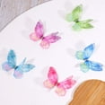 thumbnail image 4 of 50Pcs Fashion Gradient Color Translucent 3D Clothes Sewing Patch Organza Fabric Butterfly Appliques Simulation Mesh Butterfly Patch Chiffon Butterfly Embroidered Patches 07, 4 of 8
