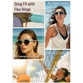 thumbnail image 2 of Lentes de Sol Polarizados Leafael para Mujer 100% UV400 en Verde Azul Teal, 2 of 6