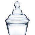 thumbnail image 4 of WGV Clear Pedestal Apothecary / Candy Buffet Jar With Lid - 7" Wide x 16" Height, Good quality, Heavy Weighted Base - 1 Pc, 4 of 9