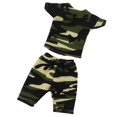 thumbnail image 1 of Conjunto de 2 Camisetas de manga corta y pantalones de camuflaje Zulema para muñecas de 14,5 pulgadas, 1 of 4