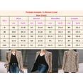 thumbnail image 3 of Cardigan Blazer à Manches Longues pour Femmes, Hauts, Manteau à Imprimé Léopard, Complet Formel, 3 of 7
