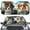 Border Collie, variant on Yuyamidu Corgi Car Sunshade for SUV Truck Van Husky Car Window Shades Front Windshield Cover Foldable Window Sun Shade for Car Keep Your Vehicle Cool