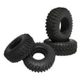 thumbnail image 4 of Neumático de goma blanda para coche RC, modelo de camión de escalada, mejora de vehículo de hobby, escala 1/10 4 piezas, 4 of 9