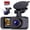 Black-with SD Card, variant on Dash Cam, Dash Cam Front and Rear, Artsic 2560P Mini Car Camera, 2 inch IPS Screen, WDR Night Vision, G-Sensor, Support 256GB Max, Black